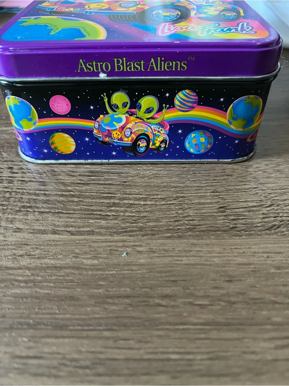 Lisa Frank Zoomer and Zorbit Aliens Tin
